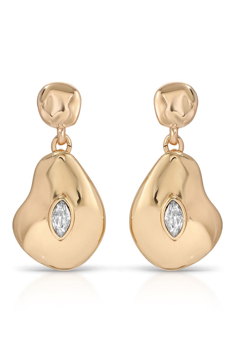 Marquise Drop Earrings, Alternate, color, CLEAR