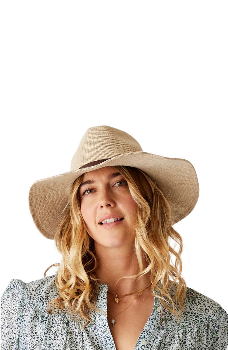 Carve Designs Panama Hat, Main, color, Light Khaki