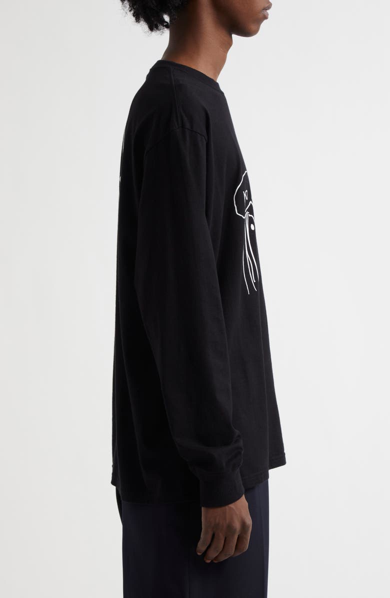 Undercover Long Sleeve Cartoon Graphic T-Shirt, Alternate, color, 