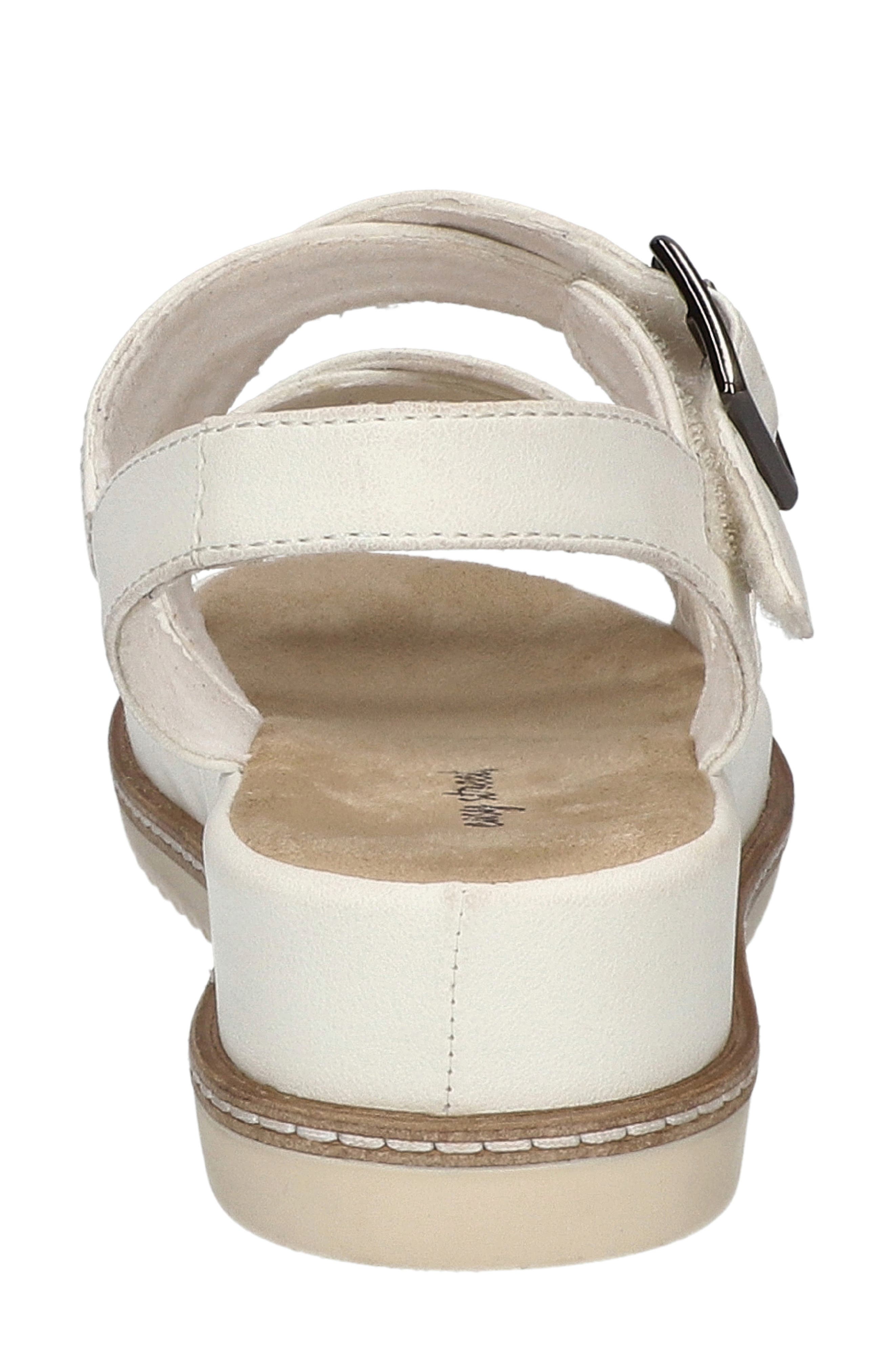 Madeline Slingback Platform Wedge Sandal, Alternate, color, WHITE