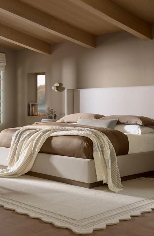 Boll & Branch Signature Hemmed Duvet Set In Brown