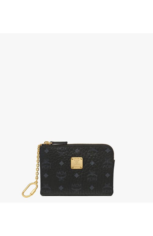 Mcm Aren Card Pouch In Black