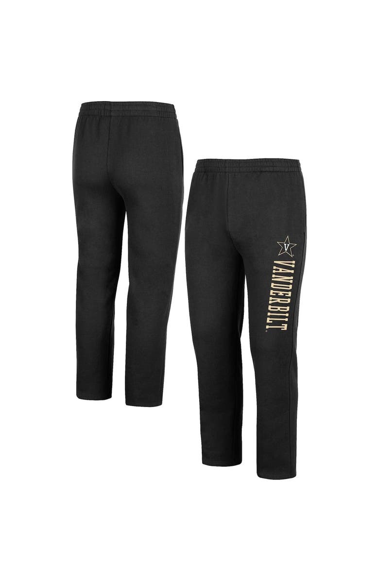 COLOSSEUM Men's Colosseum Black Vanderbilt Commodores Wordmark Pants, Alternate, color, 