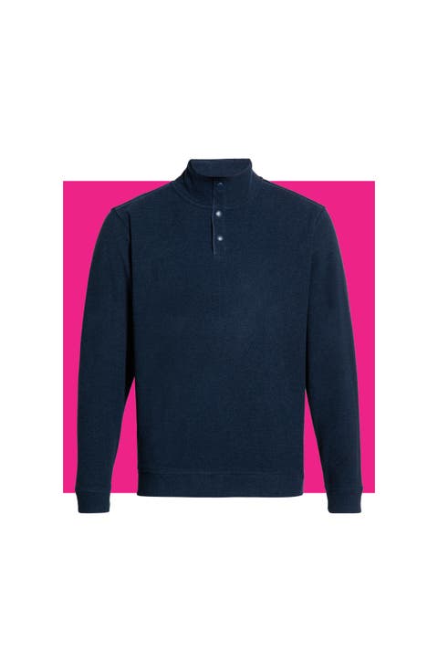Seabridge Snap Mock Neck Sweatshirt