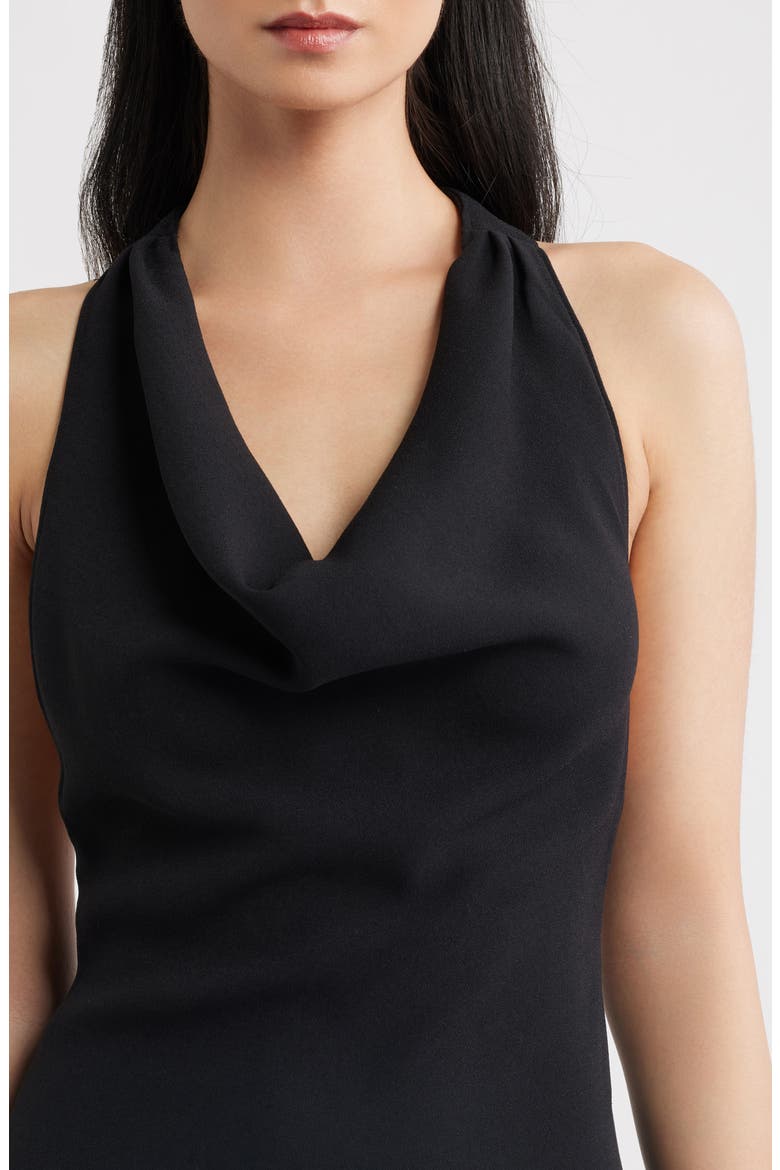 Rachel Halter Sheath Dress, Alternate, color, LICORICE