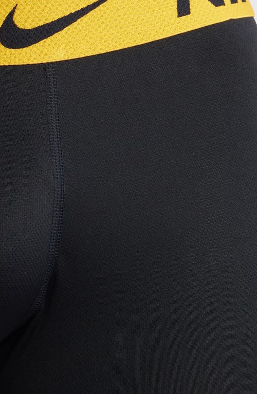 Nike Dri-fit Adv 3-pack Micro Boxer Briefs In Black