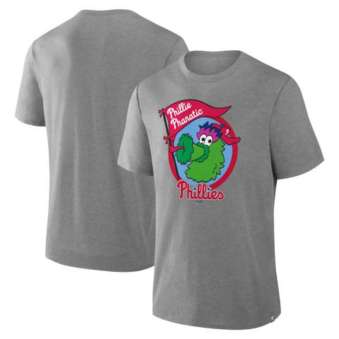 Men's Fanatics Heather Gray Philadelphia Phillies Tribute IYKYK Tri-Blend T-Shirt