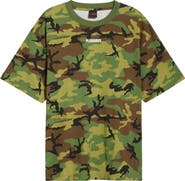 PLEASURES Wordmark Logo Cotton T-Shirt