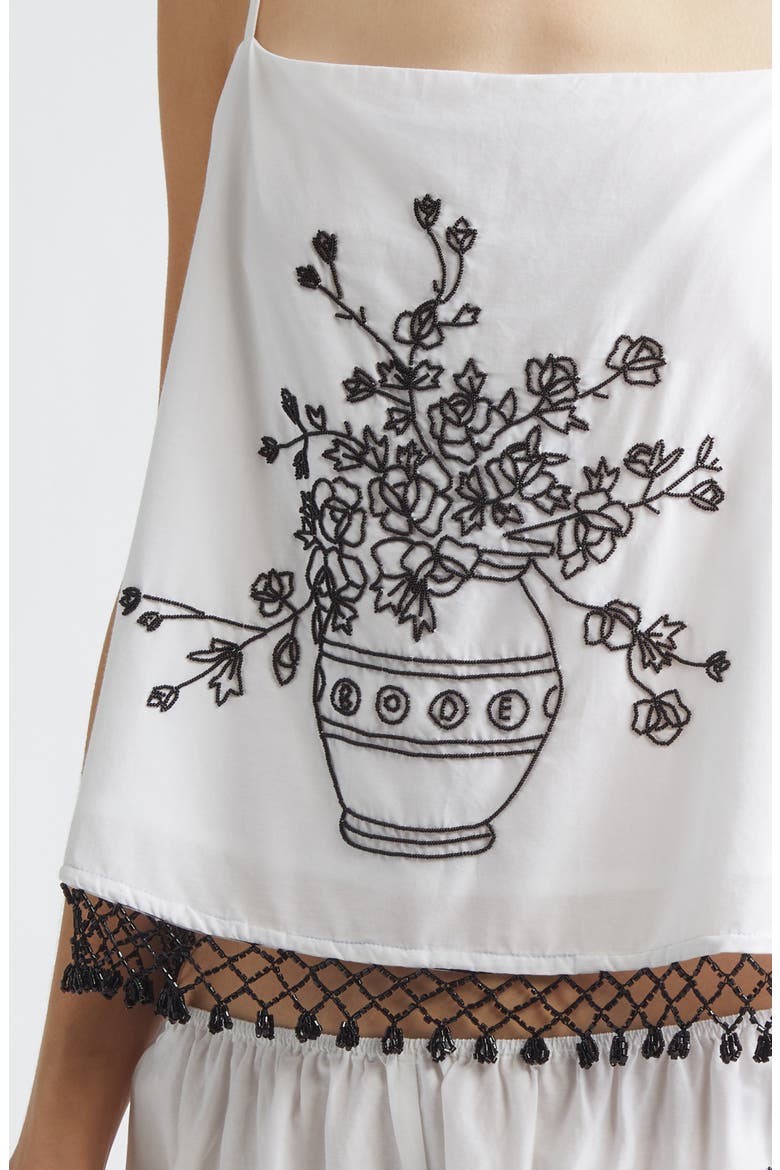 Beaded Rosebloom Tank, Alternate, color, WHITE