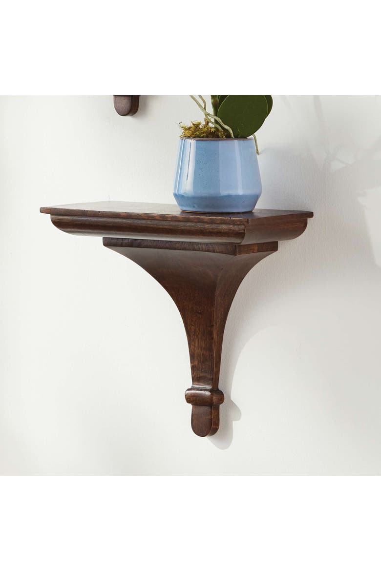Baxter Wall Bracket, Alternate, color, Brown