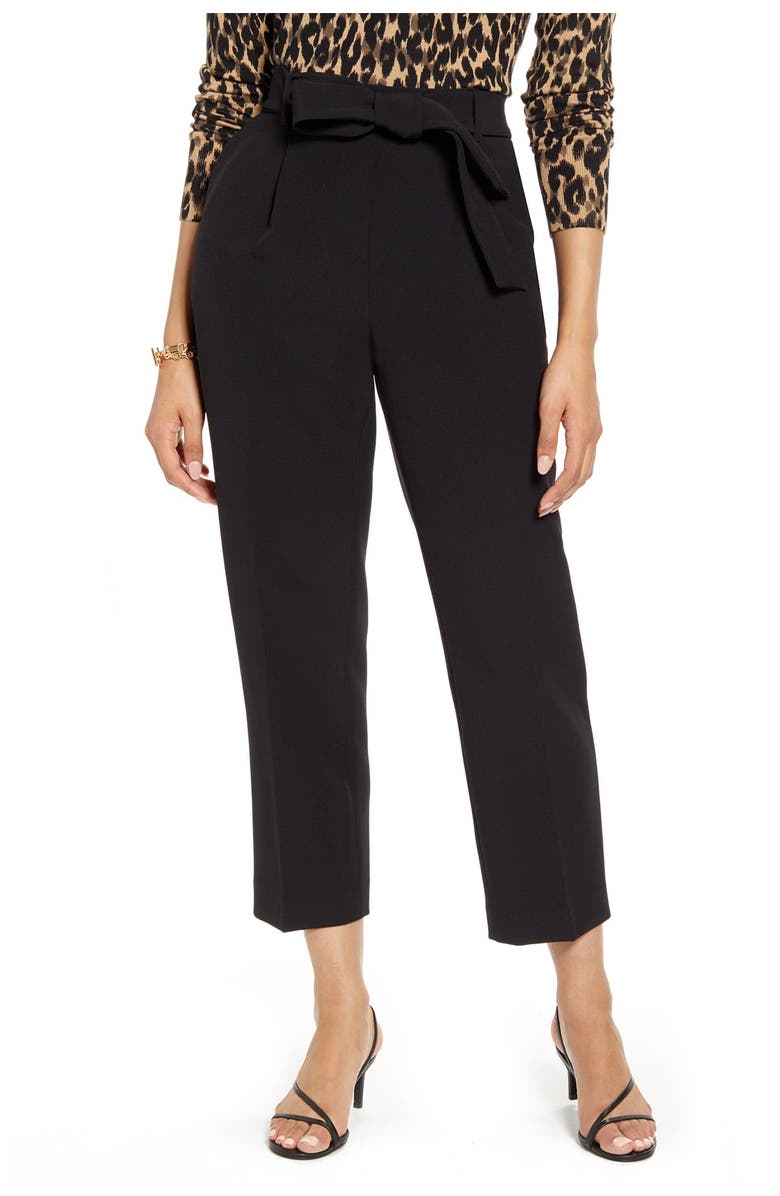 Halogen<sup>®</sup> Tie Waist Ankle Pants, Main, color, 