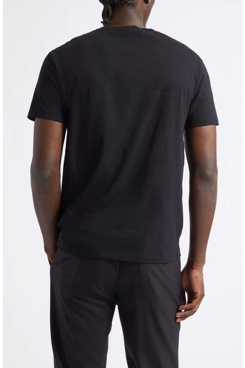 VLOGO Cotton T-Shirt, Alternate, color, BLACK