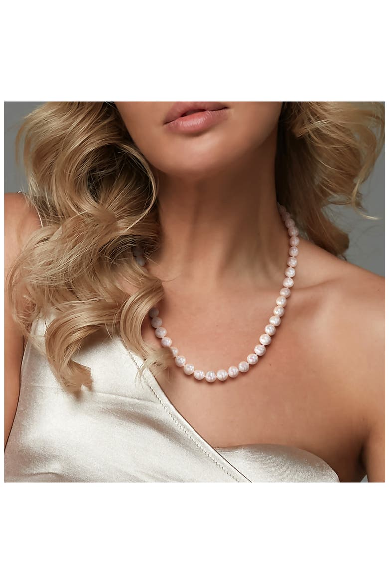 Cultured Pearl Necklace, 8–9mm, Alternate, color, WHITE