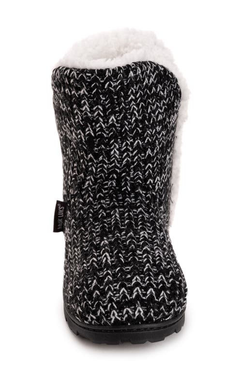 Muk Luks Cheyenne Indoor/outdoor Slipper In Black
