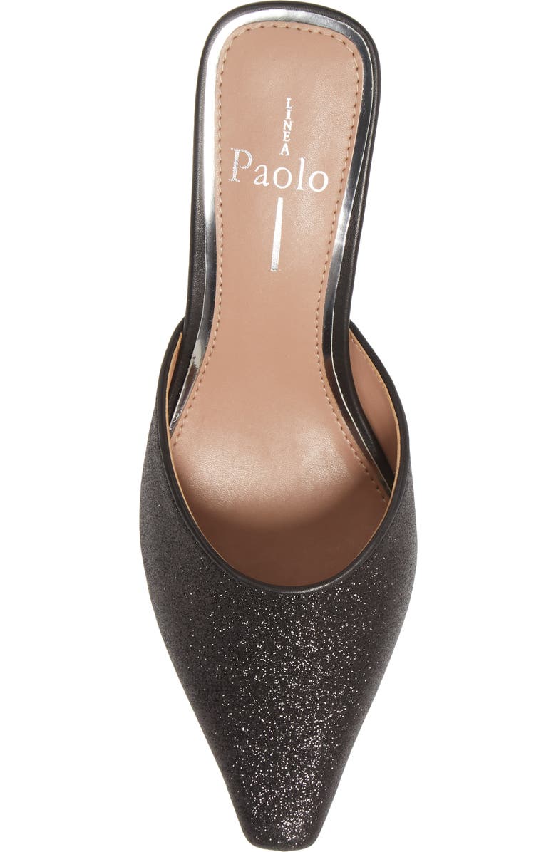 Linea Paolo Umi Glitter Kitten Heel Mule, Alternate, color,