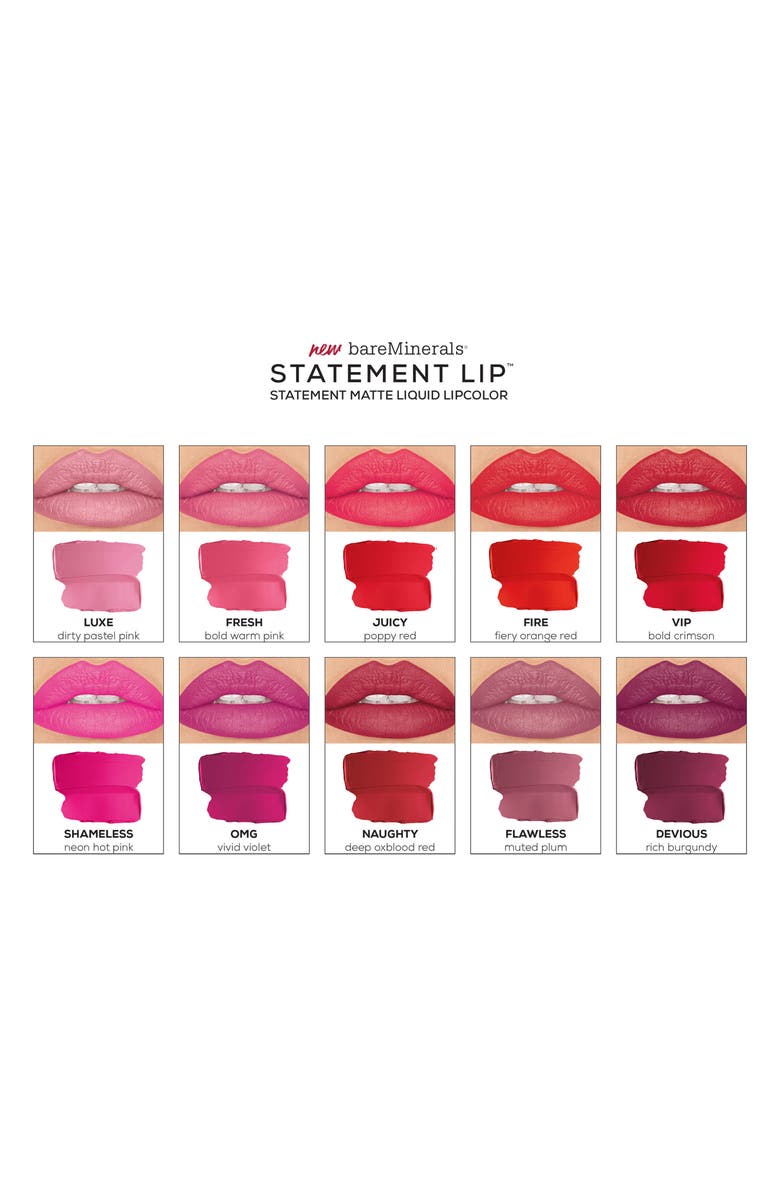 bareMinerals<sup>®</sup> Statement<sup>™</sup> Matte Liquid Lipstick, Alternate, color, 