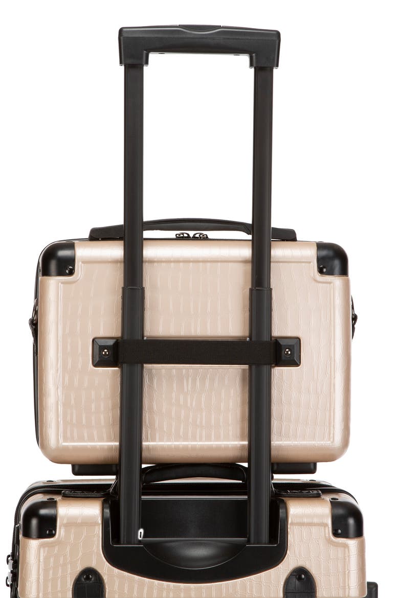 Trunk Vanity Travel Case, Alternate, color, NUDE
