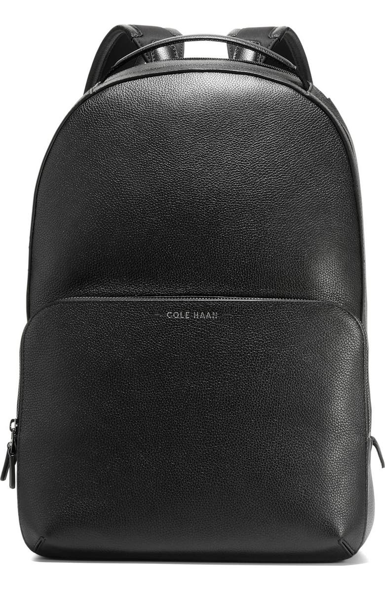 Cole Haan Matthews Leather Backpack, Main, color,