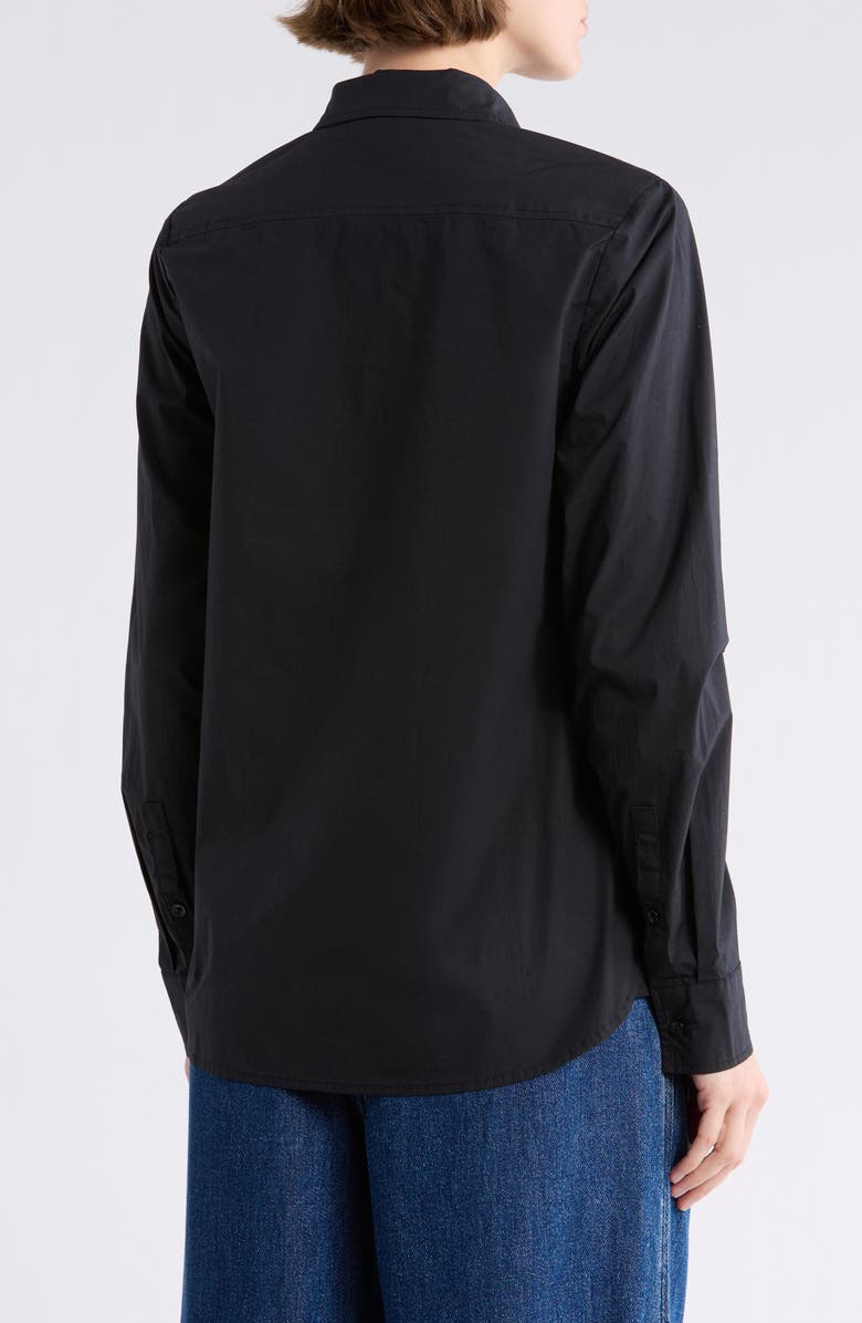 Seven Classic Long Sleeve Button-Up Shirt, Alternate, color, Black