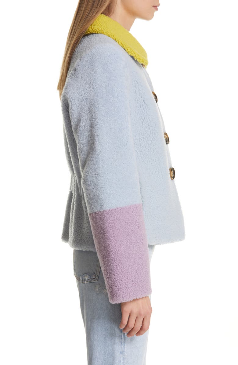 Saks Potts Lucia Genuine Shearling Jacket, Alternate, color,