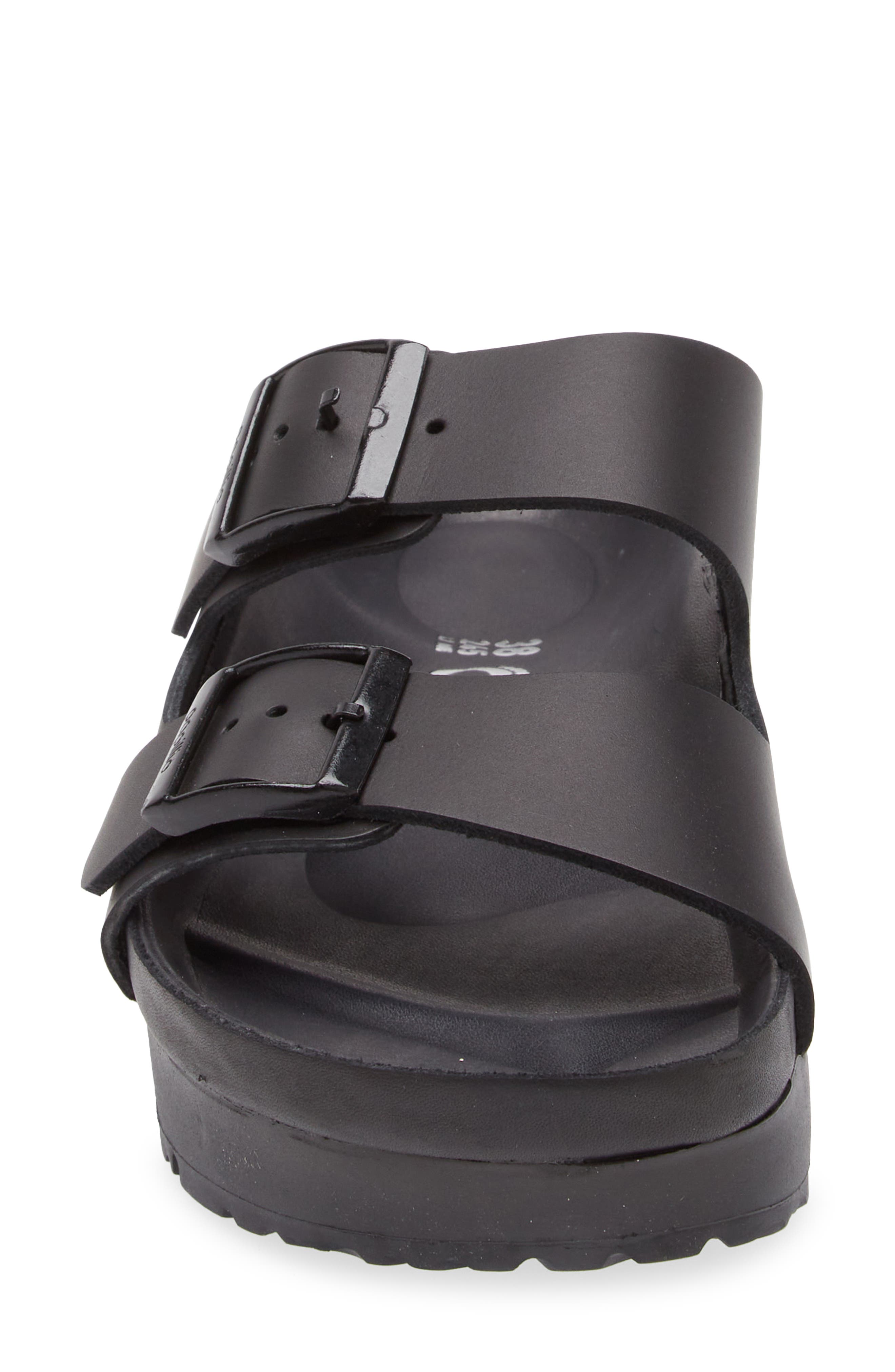 Birkenstock Papillio by Birkenstock Arizona Flex Exquisite Platform Sandal, Alternate, color, Black