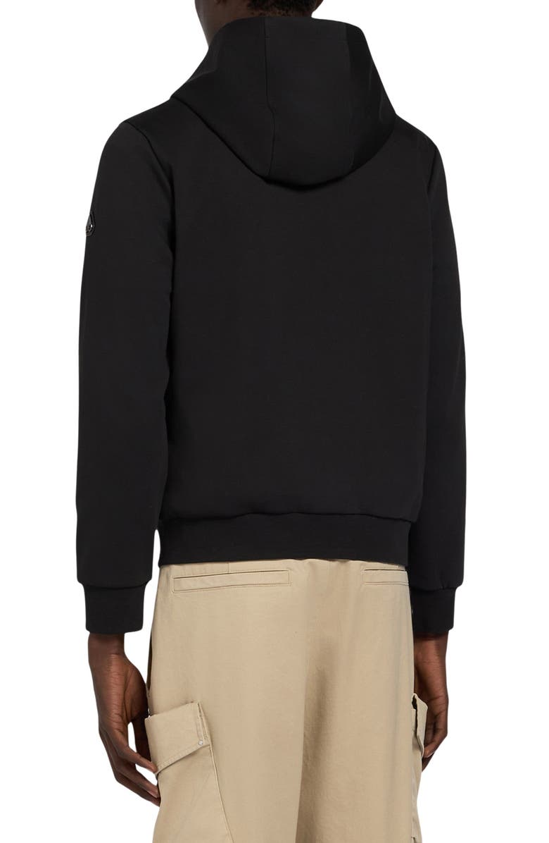 Moose Knuckles Garnier Air Down Hybrid Hooded Jacket, Alternate, color, Black/ Black