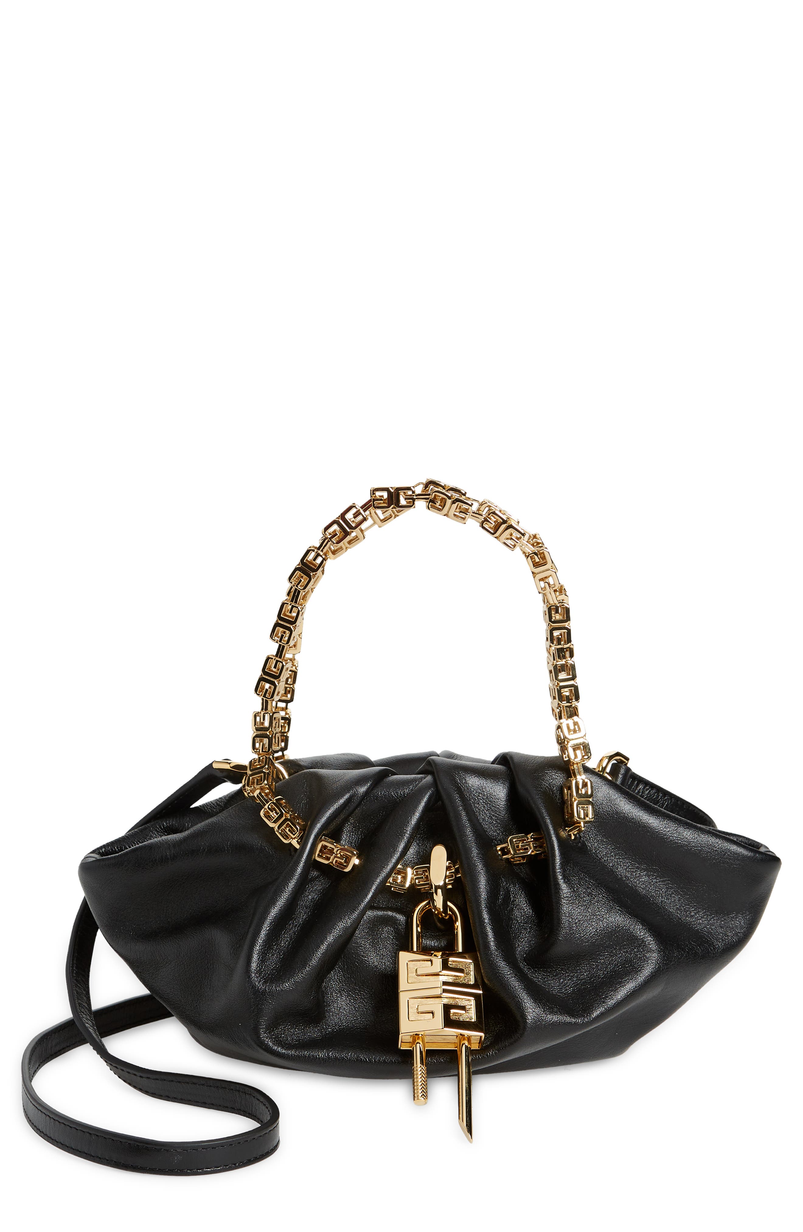 Givenchy Mini Kenny Neo Leather Shoulder Bag, Main, color, 