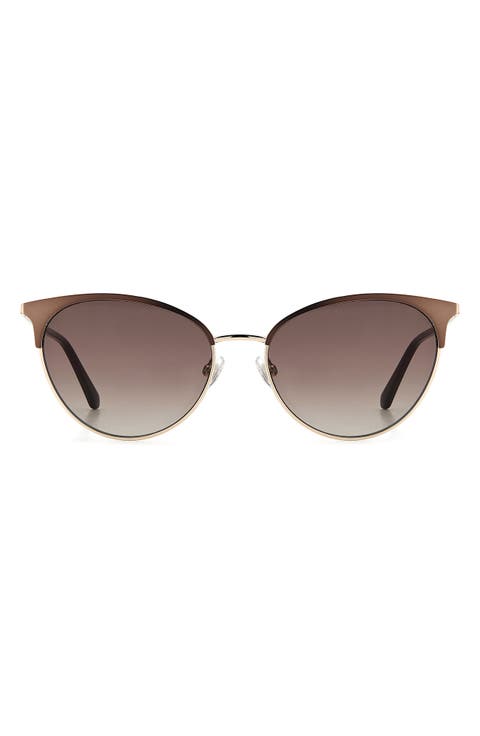55mm Gradient Cat Eye Sunglasses