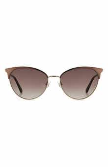 Fossil 55mm Gradient Cat Eye Sunglasses