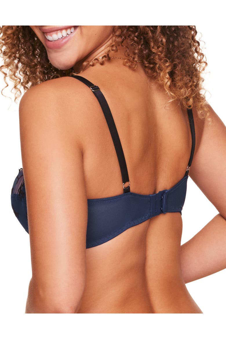 Bettie Contour Balconette Bra, Alternate, color, Dark blue