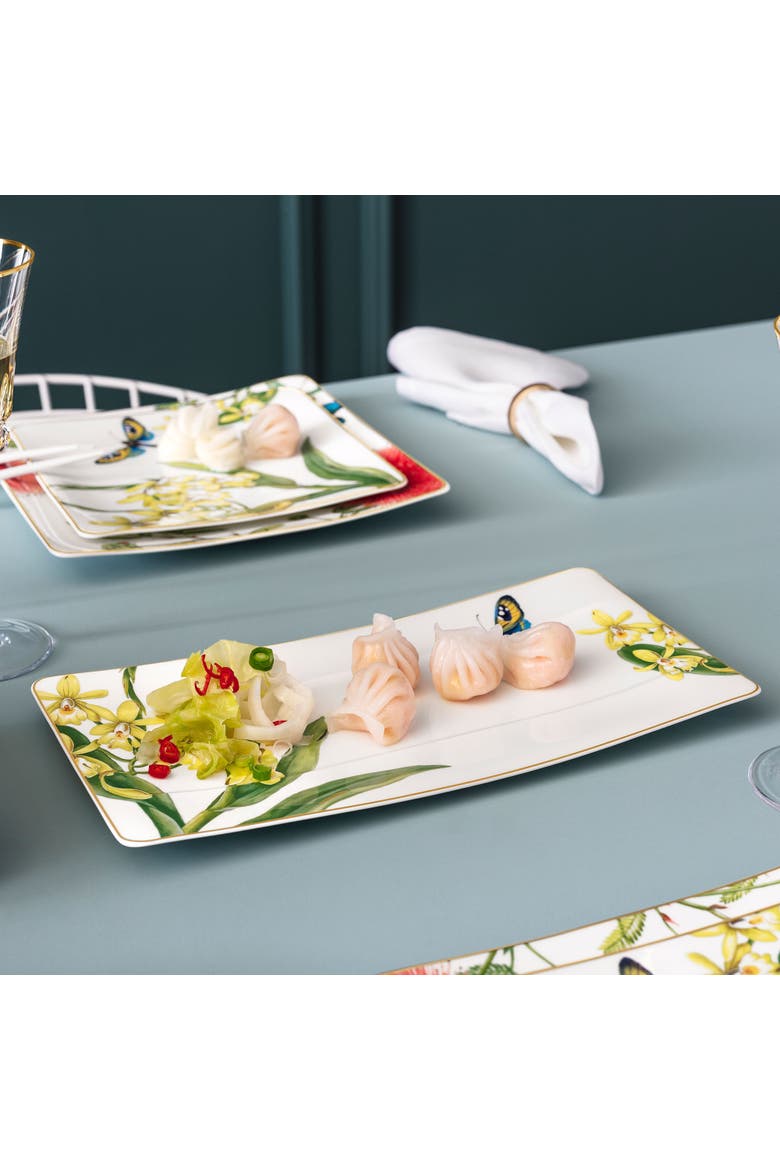 Amazonia Serving Tray, Alternate, color, white
