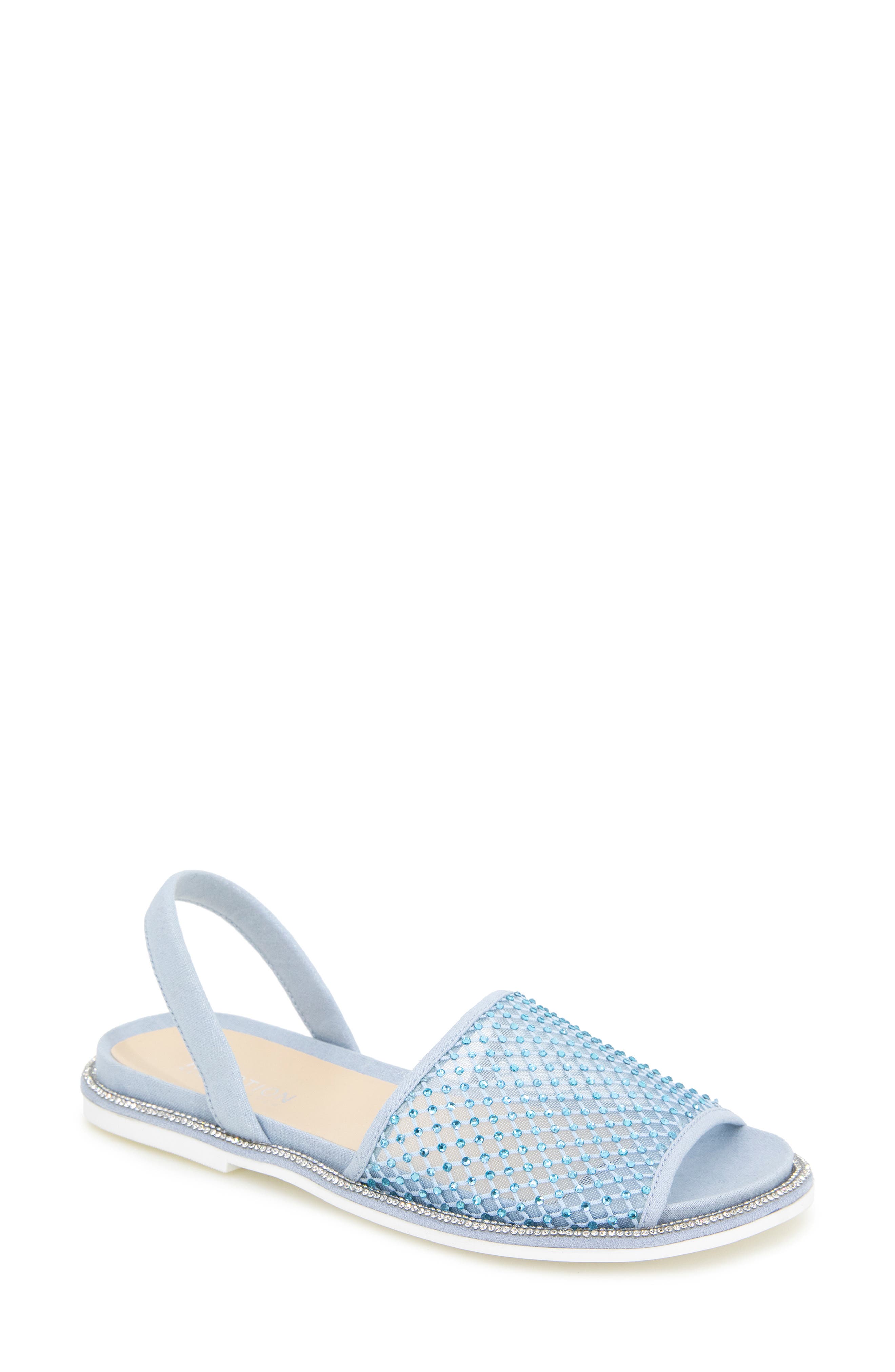  Sky Blue Crystal Mesh