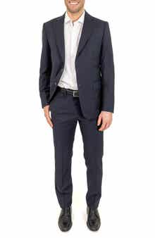PinoPorte Trim Fit Wool Suit