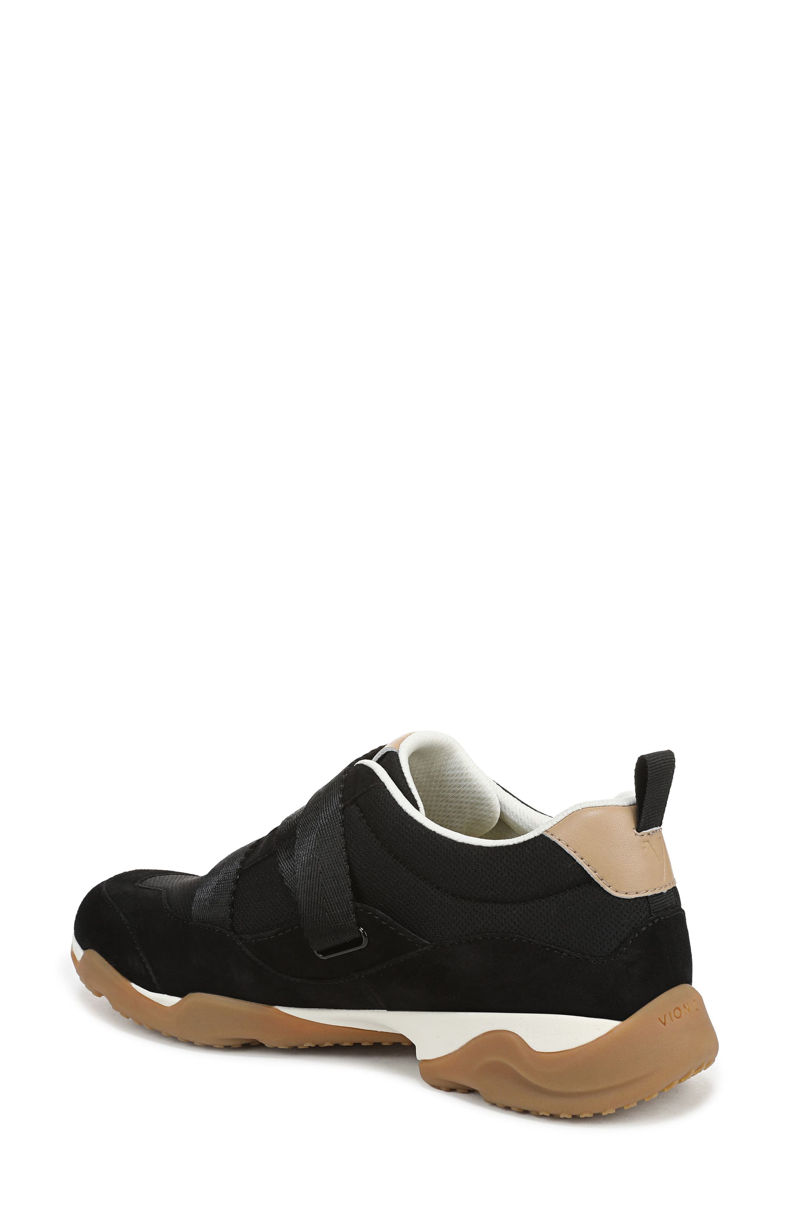 Vionic Walk Slim Gia Sneaker, Alternate, color, Black