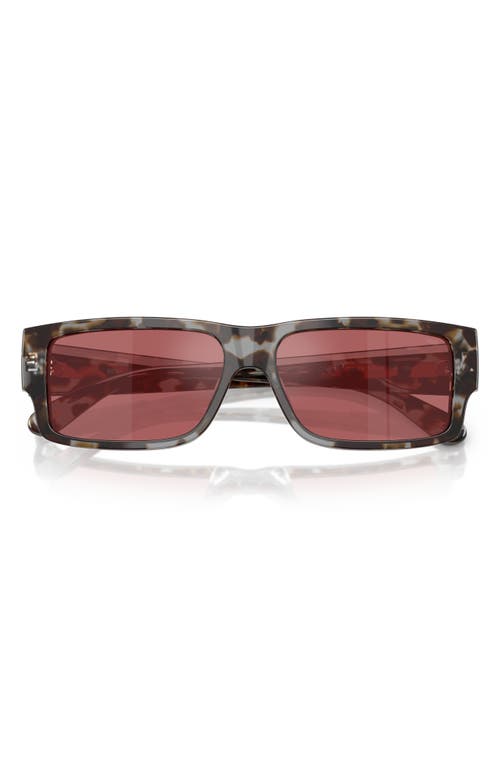 Diesel ® 57mm Rectangular Sunglasses