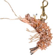 Anya Hindmarch Sequin Shrimp Bag Charm