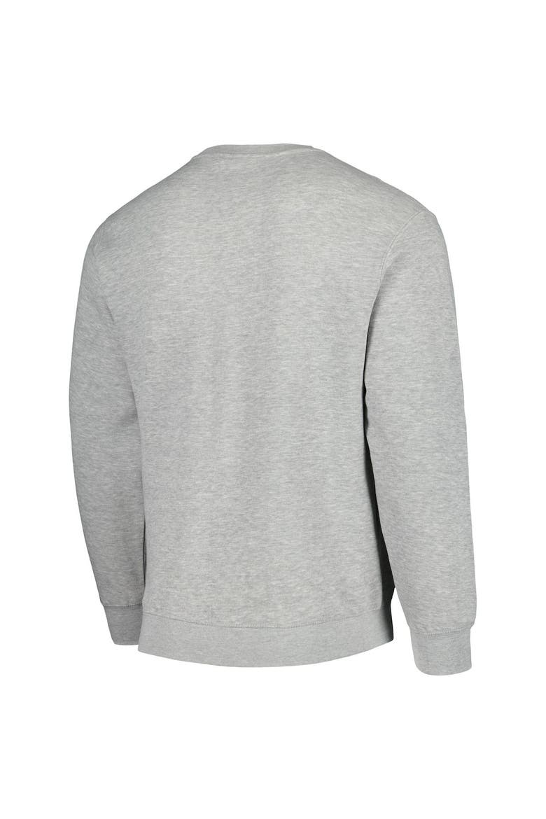 Unisex Stadium Essentials  Heather Gray Philadelphia 76ers Element Logo Pop Pullover Sweatshirt, Alternate, color, Heather Gray