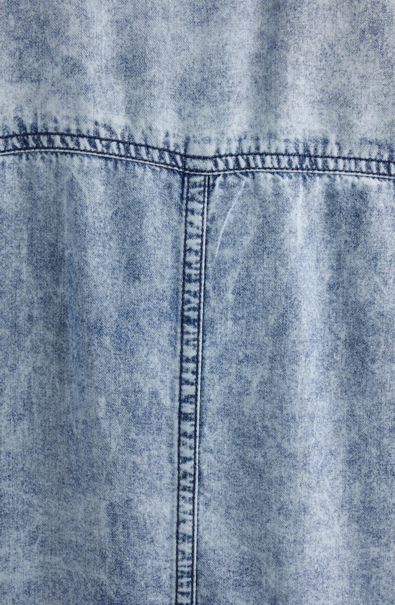 Isabel Marant Étoile Palvina Long Sleeve Denim Shirtdress, Alternate, color,