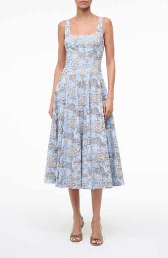Wells Poplin Midi Dress