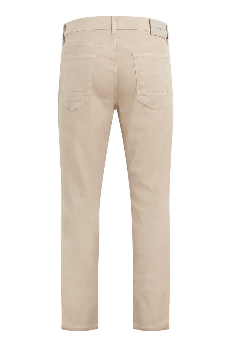 Blake Slim Straight Leg Stretch Linen Blend Five Pocket Pants, Alternate, color, TUFFET