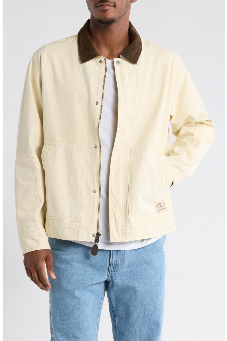 x Guinness Canvas Jacket, Main, color, BLEACHED SAND