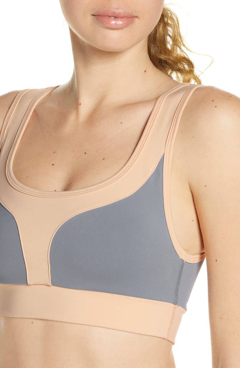 Live The Process Geometric Sports Bra, Alternate, color,