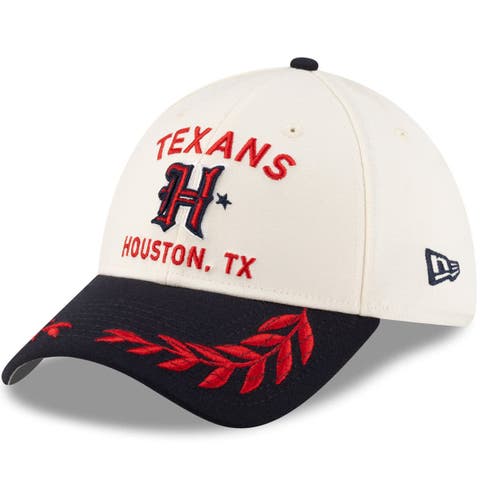 Men's New Era  Cream/Navy Houston Texans 2025 NFL Draft 39THIRTY Flex Hat