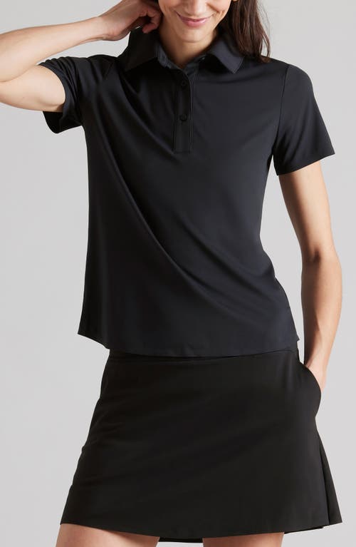 Rhone Course To Court Performance Polo In Black