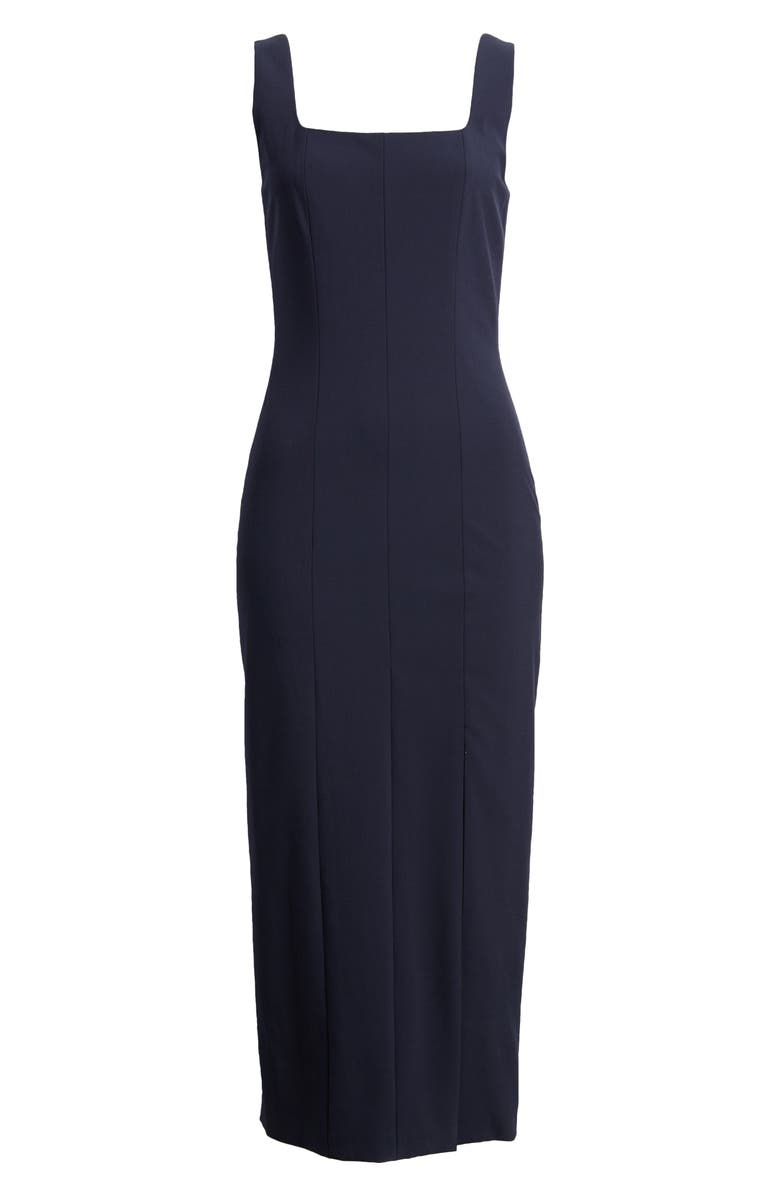 BOSS Dineza Midi Sheath Dress, Alternate, color, Dk Bu