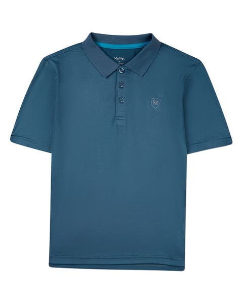 Silky Dri-Effect Short Sleeve Polo Shirt (Little Kid & Big Kid)