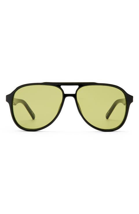 Tragic Magic 56mm Aviator Sunglasses