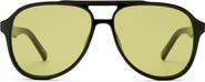 Le Specs Tragic Magic 56mm Aviator Sunglasses