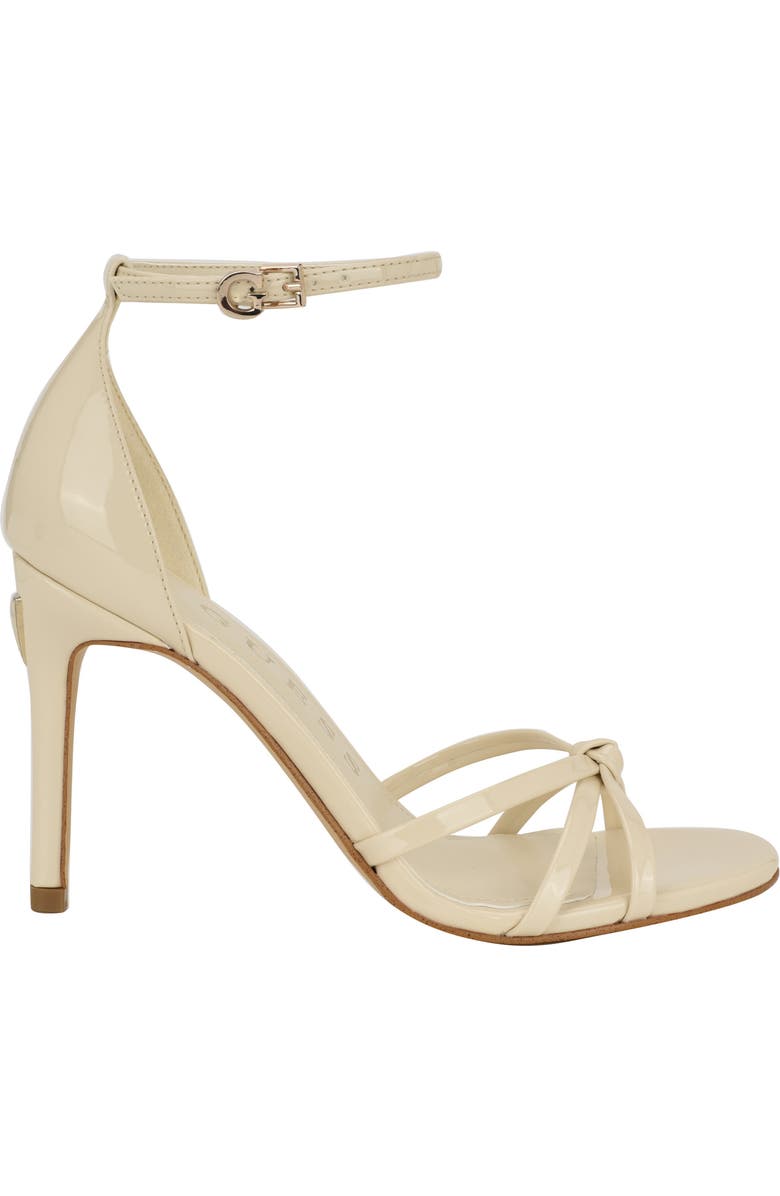 GUESS Spring Ankle Strap Sandal, Alternate, color, Ivory