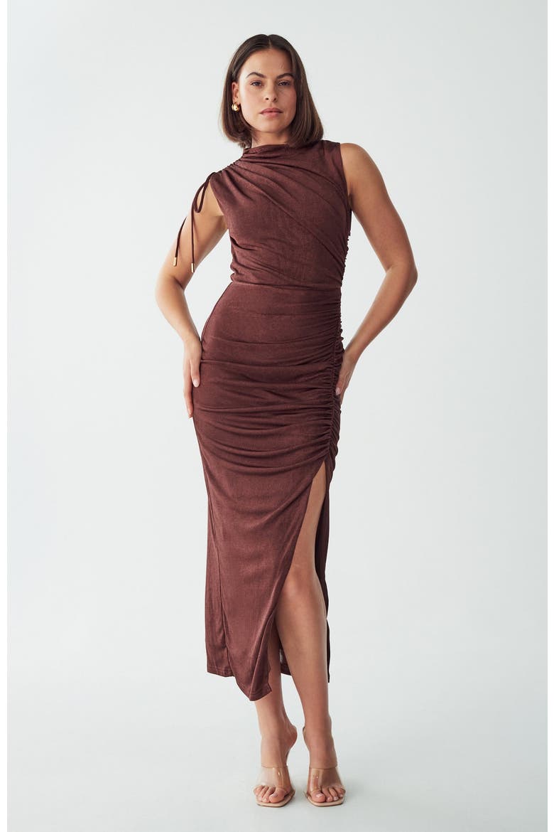 Eternity Dress, Alternate, color, Chocolate